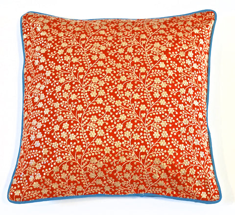 Sequins Cushion Cover-Red