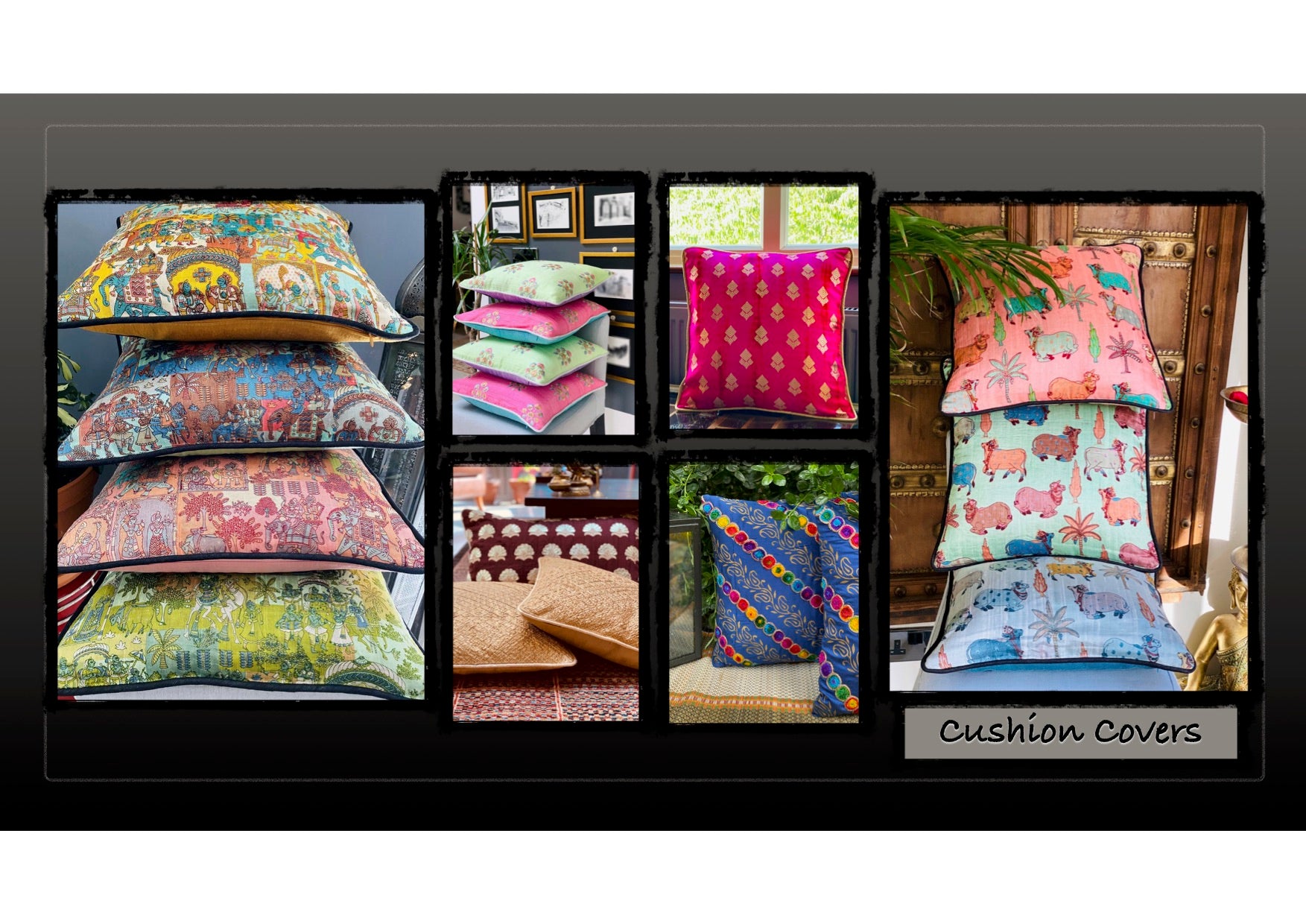 Sequins Cushion Covers