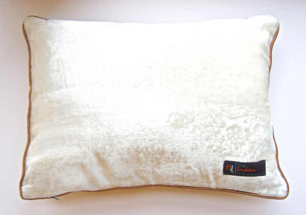 Velvet Sequins Small Cushion Cover - Bronze