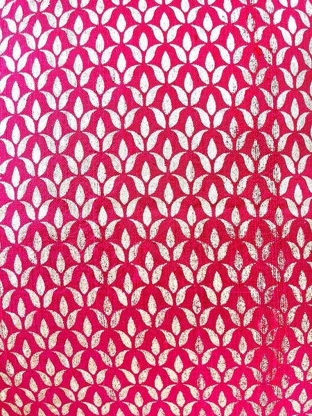 Foil Print Cushion cover - Red