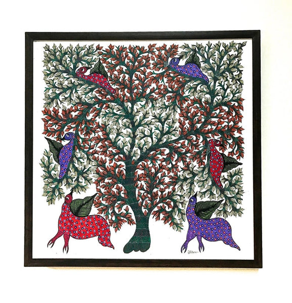 Gond Tribal Painting 3