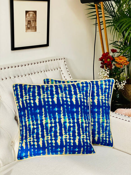 Indigo Tie & Dye Cushion Cover
